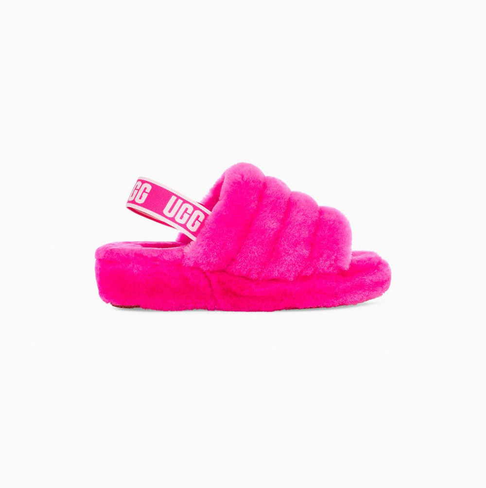 UGG Fluff Yeah Rose Slides for Women (OCFV67312)